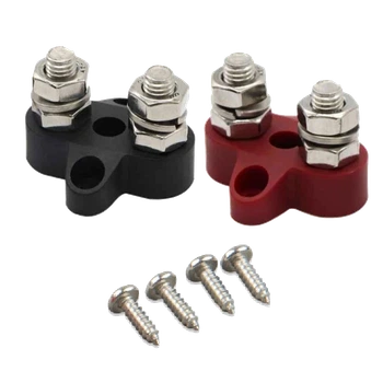 Двойной набор клемм M8 Victron Energy Dual Terminal Stud M8-linked set (1 red/1 black)