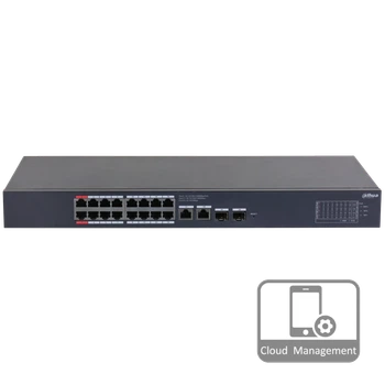Коммутатор 20 портов управляемый Dahua DH-CS4220-16GT-190 PoE