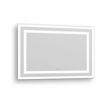 Зеркало Imprese Karlov Light прямоугольное в раме с фронтальной и настенной подсветкой 70x100 см m08607600MB