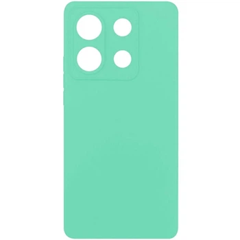 Чехол Fiji Style для Xiaomi Redmi Note 13 силикон бампер с защитой блока камер бирюзовый