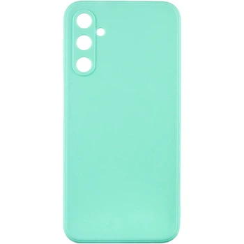 Чехол Fiji Style для Samsung Galaxy A55 5G (A556) силикон бампер с защитой блока камер бирюзовый