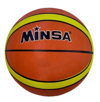 Мяч Баскетбольный Minsa размер №7 PVC 550 грамм Оранжевый