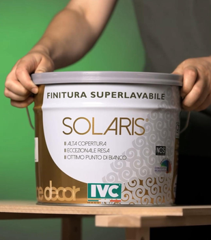 Краска интерьерная IVC SOLARIS RAL 4002 1кг