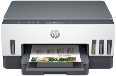 Багатофункціональний пристрій HP Smart Tank 720 струменевий кольоровий друк USB 2.0 / Wi-Fi / Bluetooth (6UU46A)