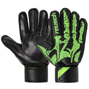 Перчатки вратарские с защитой пальцев Reusch Goalkepeer Gloves 815 размер 9 Black-Green