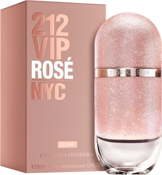 Woda perfumowana damska Carolina Herrera 212 Vip Rose Elixir 50 ml (8411061083499)