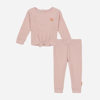 Дитячий комплект (кофта+штани) для дівчинки Calvin Klein 11085839 68 см Рожевий (1159815847)
