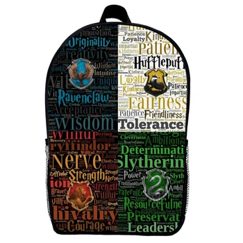 Рюкзак Гарри Поттер (School Gear bag Harry Potter 02) черный, 39 х 27 х 14 см