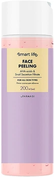 Пілінг-скатка з АНА-кислотами та фільтратом равлика - Farmasi Smart Life Face Peeling 200ml (1363006-14103118)