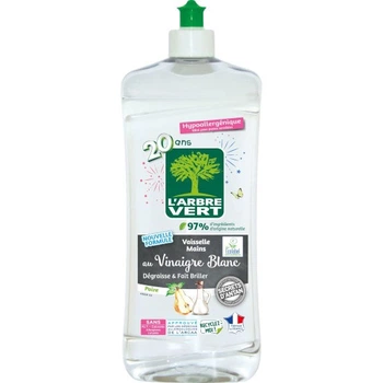 Рідина для миття посуду з білим оцтом та грушею L'Arbre Vert au Vinaigre Blanc Poire, 750 мл