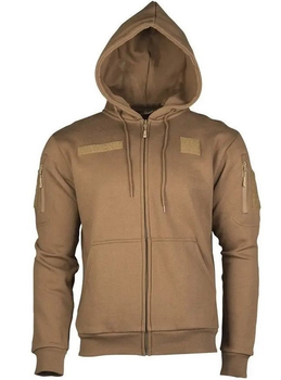 Реглан с капюшоном на молнии "Tactical hoodie" Койот 11472019 размер 2XL