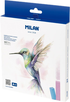 Набір м'якої пастелі Milan Metal Colours 24 кольори (8411574106456)