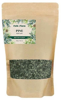 Соль для ванны "Сосна" - Folk&Flora Pine Bath Salt 500g (1353426-11165319)