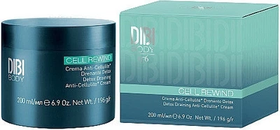 Антицеллюлитный детокс дренажный крем - DIBI Milano Cell Rewind Detox Draining Anti-Cellulite Cream 200ml (1194370-1722219303-2)