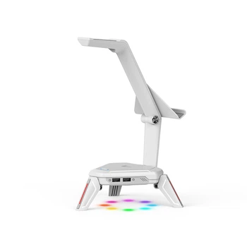 MX200s - HUB для windows mac os док станция подставка для наушников планшета смартфона 3x USB 1x3.5 jack PD60W