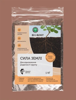 Мікродобриво для відновлення родючості ґрунту Сила Землі 1 кг