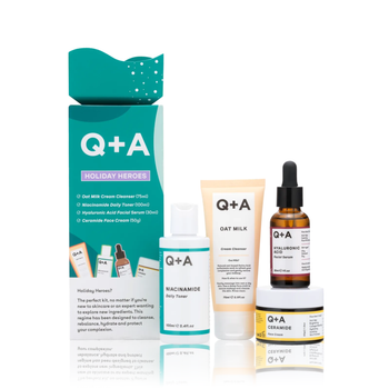 Подарочный набор для ухода за кожей Q+A Holiday Heroes Gift Set уп