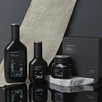 Подарунковий набір Pyunkang Yul Black Tea Line Gift Set антивікових засобів для обличчя