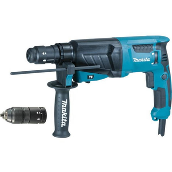 Перфоратор Makita HR2630T, SDS-Plus 26мм со сменным патроном, 800Вт, 2,4Дж (m440727)