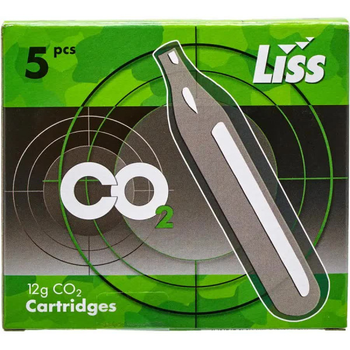 Баллон CO2 Liss 12 г 5 шт/уп