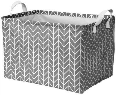 Кошик для зберігання Idea Home TC-34 Vector 45x30x28 см Сірий (TC-34 ткан. Vector)