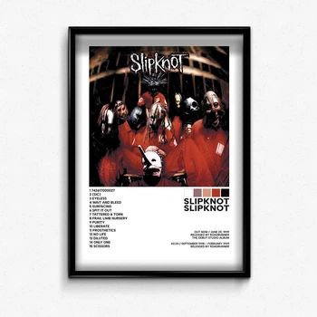 Постер в рамке с альбомом slipknot slipknot А2