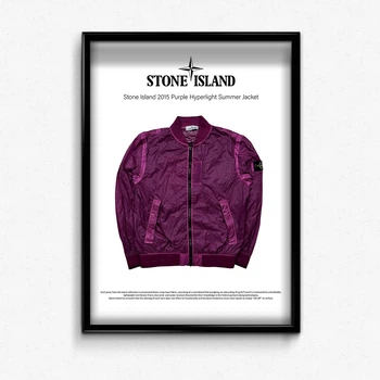 Постер в рамке stone island violet А3
