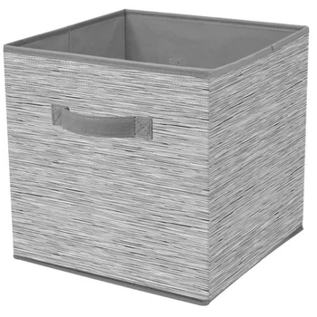 Кошик для зберігання Idea Home NP-104L 30x30x30 см Сірий (NP-104L квад. ткан. Grey)