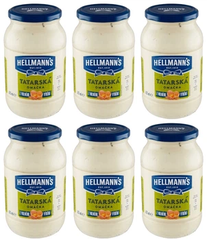 Набор Соус Hellmann's Omachka Tatarska омачка 625 мл х 6 шт