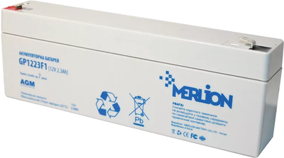 Аккумуляторная батарея MERLION AGM 12 V 2.3Ah (GP1223F1)