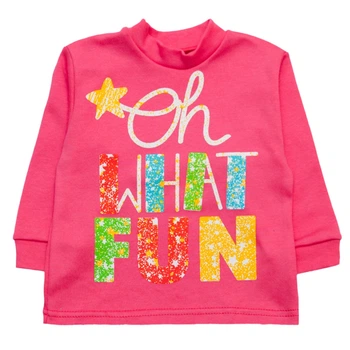 Водолазка для девочки Арлекин "FUN" 409-082 48 74 см Розовая