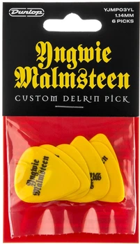 Медиатор Dunlop YJMP03YL Delrin 500 Custom Yngwie Malmsteen Yellow 1.14 мм 6 шт (R128163)