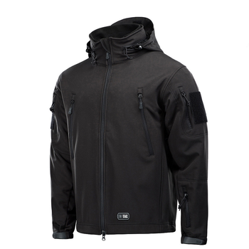 Зимовий Костюм M-Tac SoftShell Куртка з підстібкою Black та Штани чорний розмір XL