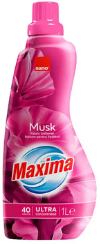 Суперконцентрований пом'якшувач для тканин Sano Maxima Musk 1 л (7290102992850)
