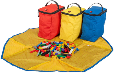 Zestaw pojemników Lego Tote & Play Mat z matą do zabawy (757894512552)