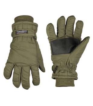 Рукавиці тактичні Mil-Tec утеплені S Fingerhandschuhe Thinsulate Olive (12530001-902-S)