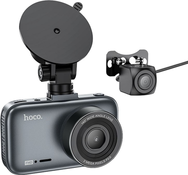 Видеорегистратор Hoco DV6 Driving recorder with 3-inch display (with rear camera) (6942007619745)