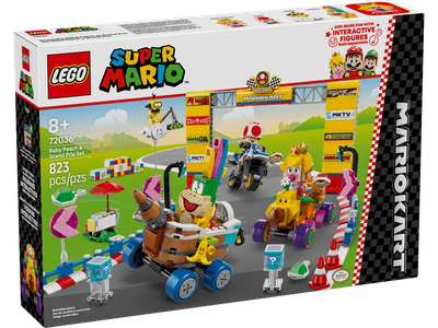 Zestaw klocków LEGO Super Mario Mario Kart: Zestaw Baby Peach i Grand Prix 823 elementy (72036)