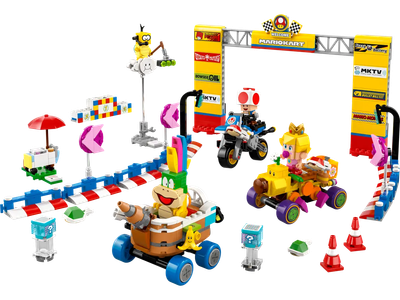 Zestaw klocków LEGO Super Mario Mario Kart: Zestaw Baby Peach i Grand Prix 823 elementy (72036)