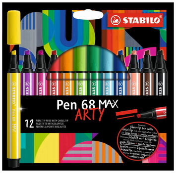 Zestaw flamastrów Stabilo Pen 68 Max Arty 12 szt (4006381590013)