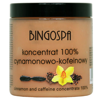 Концентрат для тіла Bingo Spa Slim and Strong Кориця-кофеїн з L-карнітином проти целюліту для процедур обгортання тіла 250 г (5901842006838)