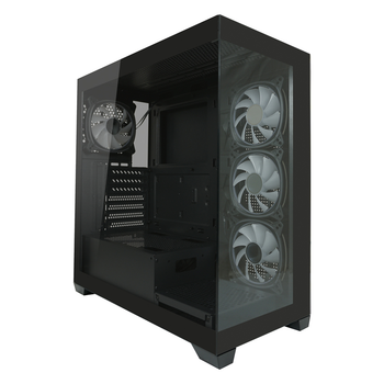 Корпус LC-Power 715B Gaming Seamless Pale X Mid-Tower Black (LC-715B-ON)