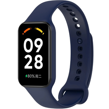 Ремінець силіконовий MRK для Mi Smart Band 8 Active / Redmi Smart Band 2 Темно-синій (34) (mrk3768)