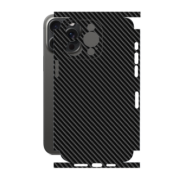 Захисна плівка StatusSKIN для Apple iPhone 15 Pro Max Корпус Вініл Карбон чорний