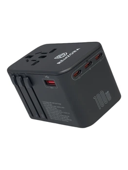Универсальное сетевое зарядное устройство Remzona GaN Universal 100W CH1ACCC-01BK