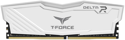 Оперативна пам'ять Team Group DDR4-3600 16384MB PC4-28800 (Kit of 2x8192) T-FORCE DELTA RGB White (TF4D416G3600HC18JDC01)