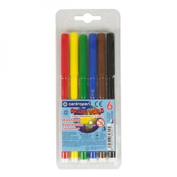 Фломастер 6 кольорів Centropen 7550-06 Centropen (7550/06)