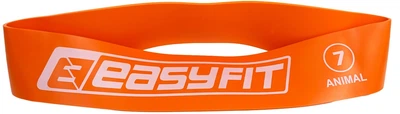 Резинка для фитнеса EasyFit EF-1813-7 сопротивление 30 кг Оранжевая (56003449)