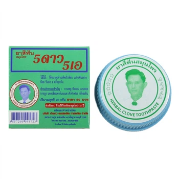 Тайская зубная паста для отбеливания зубов 25 гр. 5 Star 5 A (8857200095723)