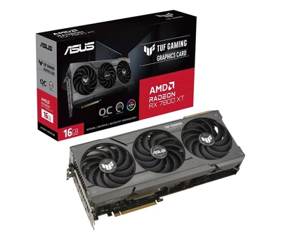 Видеокарта ASUS Radeon RX 7800 XT TUF Gaming 16GB GDDR6 (TUF-RX7800XT-O16G-GAMING) EU